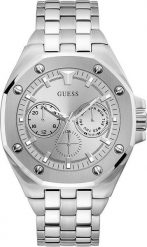 Zegarek Guess Zegarek męski Guess GW0278G1 srebrny. Szare zegarki męskie Guess, srebrne. Za 939.00 zł.