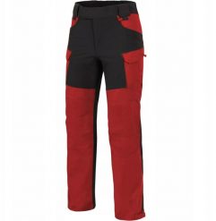 HYBRID OUTBACK PANTS - DuraCanvas - Crimson Sky / Black A - S/XLong. Czarne długie spodnie sportowe męskie Helikon, bez wzorów. Za 453.86 zł.