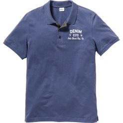 Shirt polo z nadrukiem Regular Fit bonprix indygo. Koszulki polo męskie bonprix. Za 44.99 zł.