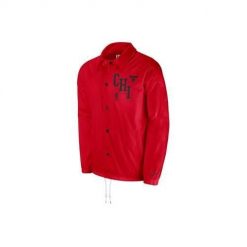Kurtka uniwersalna męska Nike Nba Chicago Bulls Coach's. Czerwone kurtki męskie Nike, m, bez wzorów, z syntetyku, klasyczne, bez ramiączek, bez kaptura. Za 329.00 zł.