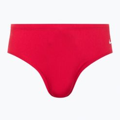 Slipy kąpielowe męskie Nike Hydrastrong Solid Brief. Czerwone kąpielówki męskie Nike, m, bez wzorów. W wyprzedaży za 141.75 zł.