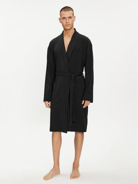 Calvin Klein Underwear Szlafrok 000NM2572E Czarny. Czarne szlafroki męskie Calvin Klein Underwear, m, bez wzorów, z bawełny, bez kaptura. Za 279.99 zł.