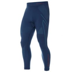 Termoaktywne męskie legginsy narciarskie Thermo. Niebieskie bielizna termoaktywna męska Brubeck, l, bez wzorów, z dzianiny, bez ramiączek, narciarskie. Za 159.99 zł.
