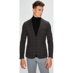 Trussardi Jeans - Marynarka 52H00029.1T001557. Czarne marynarki męskie TRUSSARDI JEANS, z bawełny. W wyprzedaży za 699.90 zł.