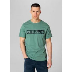 Koszulka sportowa męska Pitbull West Coast T-S Hilltop 170. Zielone t-shirty sportowe męskie PITBULL, m, bez wzorów, sportowe, bez ramiączek. Za 89.00 zł.