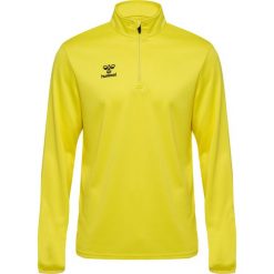 Kurtka z dresu Hummel Half. Żółte kurtki męskie HUMMEL, bez wzorów, z dresówki, sportowe, bez ramiączek, bez kaptura. Za 166.50 zł.