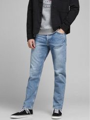 Jack & Jones Jeansy Chris 12193398 Niebieski Relaxed Fit. Niebieskie jeansy męskie Jack & Jones, bez wzorów, z bawełny. Za 209.99 zł.