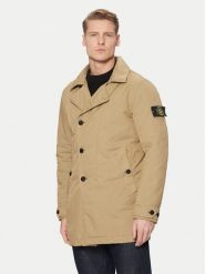 Stone Island Płaszcz przejściowy 811542149 Beżowy Regular Fit. Brązowe płaszcze męskie Stone Island, m, bez wzorów, z syntetyku, bez kaptura. Za 5,349.00 zł.
