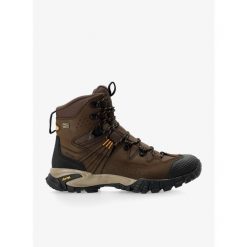 Buty turystyczne męskie Columbia Geoterra Outdry LTR. Brązowe buty sportowe na co dzień męskie Columbia, m, bez wzorów, bez ramiączek, bez kaptura. Za 549.99 zł.