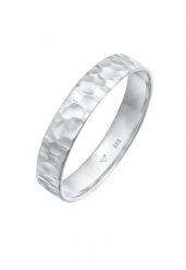 KUZZOI Męska obrączka Organic ze strukturą ze srebra próby 925 Sterling Silver Pierścionki 1 ct Męskie. Szare biżuteria dla mężczyzn KUZZOI, z materiału, srebrne. Za 241.39 zł.