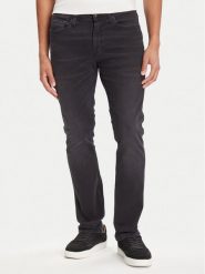 Mustang Jeansy Vegas 1016794 Czarny Slim Fit. Czarne jeansy męskie Mustang, bez wzorów, z bawełny. Za 299.99 zł.