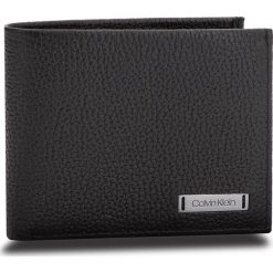 Duży Portfel Męski CALVIN KLEIN - Pebble W Plaque Slim K50K503934 001. Czarne portfele męskie Calvin Klein, ze skóry. Za 229.00 zł.
