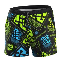 Spodenki kąpielowe męskie szorty do pływania EXTREME HOBBY FLASH. Czarne kąpielówki męskie EXTREME HOBBY, m, bez wzorów, z poliesteru. Za 169.00 zł.
