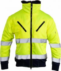Kurtka męska Polstar OAB3 - BENEFIT HI VI BOMBER HI-VI 3W1 KAT.II KLASA 3, 280G/M2, POLIESTER/BAWEŁNA (80%/20%), - granat-żółty L. Żółte kurtki męskie Polstar, l, bez wzorów, z bawełny, bez ramiączek, bez kaptura. Za 202.86 zł.