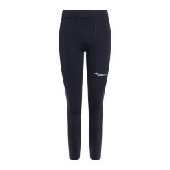 Legginsy do biegania męskie Saucony Bell Lap Tight. Czarne bielizna termoaktywna męska Saucony, m, bez wzorów, bez ramiączek, do biegania. Za 259.99 zł.