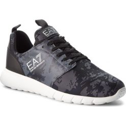 Sneakersy EA7 EMPORIO ARMANI - X8X010 XK010 A002 Camo Print Grey/Blk. Szare buty sportowe na co dzień męskie EA7 Emporio Armani, z materiału, klasyczne. W wyprzedaży za 539.00 zł.