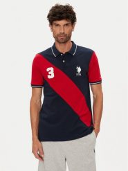 U.S. Polo Assn. Polo MUP3996 Granatowy Regular Fit. Niebieskie koszulki polo męskie U.S. Polo Assn., m, bez wzorów, z bawełny, bez kołnierzyka, bez ramiączek. Za 269.99 zł.