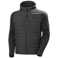 Kurtka puchowa Helly Hansen Arctic Ocean Hybrid. Brązowe kurtki męskie Helly Hansen, bez wzorów, z puchu, sportowe, bez ramiączek, bez kaptura. W wyprzedaży za 633.00 zł.