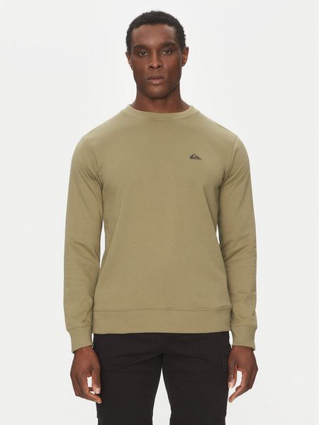 Quiksilver Bluza EQYFT04953 Zielony Regular Fit. Zielone bluzy nierozpinane męskie Quiksilver, m, bez wzorów, z syntetyku, bez ramiączek, bez kaptura. Za 89.99 zł.