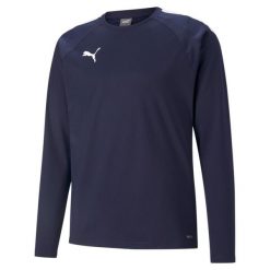 Bluza Puma Teamliga. Białe bluzy nierozpinane męskie Puma, xs, bez wzorów, sportowe, bez ramiączek, bez kaptura. Za 253.00 zł.