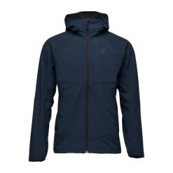Kurtka softshell męska Black Diamond Element Hoody. Niebieskie kurtki męskie Black Diamond, m, bez wzorów, z softshellu, bez kaptura, trekkingowe. Za 584.99 zł.