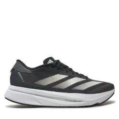 Buty do biegania adidas. Czarne buty do biegania męskie ADIDAS, bez wzorów, bez zapięcia, do biegania. Za 429.99 zł.
