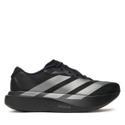 Buty do biegania adidas. Czarne buty do biegania męskie ADIDAS, bez wzorów, bez zapięcia, do biegania. Za 549.99 zł.