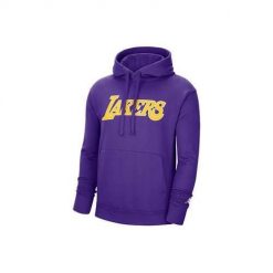 Bluza sportowa męska Nike Nba Los Angeles Lakers Statement Edition. Fioletowe bluzy nierozpinane męskie Nike, m, bez wzorów, z kapturem. Za 353.00 zł.
