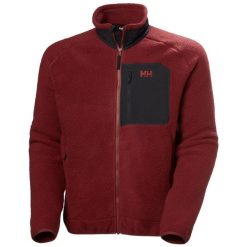 Kurtka z dresu Helly Hansen Panorama Pile Block. Czerwone kurtki męskie Helly Hansen, m, bez wzorów, z dresówki, casualowe, bez ramiączek, bez kaptura. Za 591.50 zł.