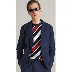 Marynarka sportowa slim fit - Granatowy. Marynarki męskie marki Reserved. Za 279.99 zł.
