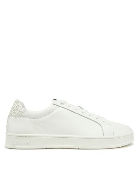 Calvin Klein Sneakersy HM0HM01767 Biały. Białe buty sportowe na co dzień męskie Calvin Klein, m, bez wzorów, ze skóry, bez ramiączek, bez kaptura. Za 369.99 zł.