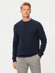 Hechter Paris Sweter 65006 142802 Granatowy Regular Fit. Niebieskie kardigany męskie Hechter Paris, l, bez wzorów, z bawełny, bez ramiączek. Za 419.99 zł.