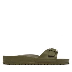 Klapki Birkenstock. Brązowe klapki i japonki męskie Birkenstock, bez wzorów. Za 149.99 zł.
