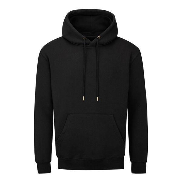 Bluza Z Kapturem Unisex Dla Dorosłych. Czarne bluzy nierozpinane męskie MANTIS, bez wzorów, z kapturem. Za 189.99 zł.