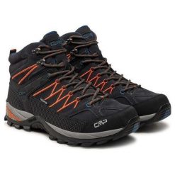 Buty trekkingowe męskie CMP Rigel Mid. Szare buty trekkingowe męskie CMP, bez wzorów, z materiału, za kostkę, bez zapięcia, trekkingowe. Za 319.00 zł.