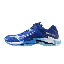 Buty halowe Mizuno Wave Lightning Z. Białe buty do biegania męskie Mizuno, bez wzorów, z materiału, bez zapięcia, do biegania, mizuno wave. Za 665.60 zł.