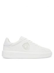 Blauer Sneakersy F5BUCK07/LEA Biały. Białe buty sportowe na co dzień męskie Blauer, m, bez wzorów, ze skóry, bez ramiączek, bez kaptura. Za 429.99 zł.