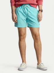 Polo Ralph Lauren Szorty kąpielowe 710907255004 Turkusowy Regular Fit. Niebieskie kąpielówki męskie Polo Ralph Lauren, m, bez wzorów, z syntetyku. Za 259.99 zł.