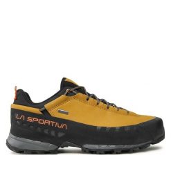 Trekkingi La Sportiva. Żółte buty trekkingowe męskie La Sportiva, bez wzorów, z gore-texu, bez zapięcia, trekkingowe, gore-tex. Za 889.99 zł.