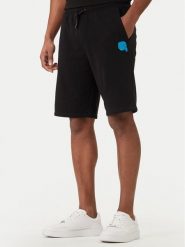 KARL LAGERFELD Szorty sportowe 705118 562900 Czarny Loose Fit. Czarne szorty sportowe męskie KARL LAGERFELD, bez wzorów, z bawełny, sportowe. Za 589.99 zł.