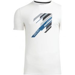 T-shirt męski TSM613 - biały - Outhorn. T-shirty męskie marki Outhorn. W wyprzedaży za 29.99 zł.