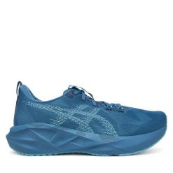 Buty do biegania Asics. Niebieskie buty do biegania męskie Asics, bez wzorów, bez zapięcia, do biegania. Za 679.99 zł.
