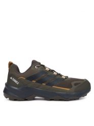 Adidas Trekkingi Terrex Skychaser Ax5 JQ2216 Khaki. Brązowe buty trekkingowe męskie ADIDAS, bez wzorów, z materiału, sportowe, bez obcasa, bez zapięcia. Za 369.99 zł.