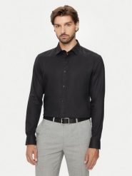 Jack & Jones Koszula Joe 12260426 Czarny Slim Fit. Czarne koszule męskie Jack & Jones, m, bez wzorów, z syntetyku, bez kołnierzyka, bez ramiączek. Za 109.99 zł.