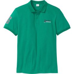 Shirt polo Regular Fit bonprix zielony. Koszulki polo męskie bonprix. Za 32.99 zł.