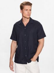 Pepe Jeans Koszula Lastingham PM307759 Granatowy Regular Fit. Niebieskie koszule męskie Pepe Jeans, m, bez wzorów, z bawełny, bez kołnierzyka, bez ramiączek. Za 269.99 zł.