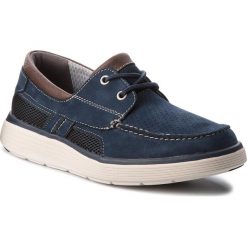 Mokasyny CLARKS - Un Abode Step 261326167 Navy Nubuck. Mokasyny męskie Clarks. W wyprzedaży za 299.00 zł.