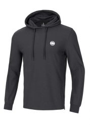 Bluza męska Pitbull z kapturem Pique Rockey. Szare bluzy nierozpinane męskie PITBULL, m, bez wzorów, sportowe, bez ramiączek, z kapturem. Za 149.99 zł.