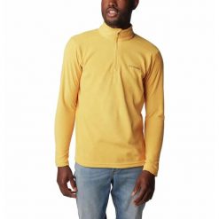 Columbia Polar Klamath Range Ii 1352472756. Żółte bluzy z polaru męskie Columbia, bez wzorów, z polaru, sportowe, bez ramiączek, bez kaptura. Za 142.99 zł.
