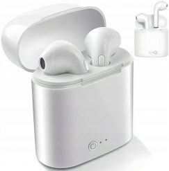 SŁUCHAWKI BEZPRZEWODOWE DOUSZNE SPORTOWE BLUETOOTH i7s TWS Z POWERBANKIEM. Słuchawki bluetooth Retoo. Za 45.00 zł.